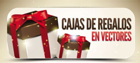 Colección de vectores en cajas de regalos de navidad 24