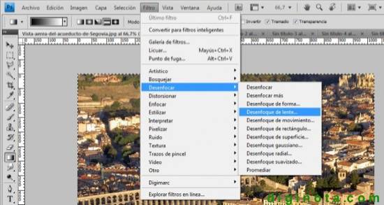 Realizar efecto de maqueta o Tilt-Shift en photoshop paso a paso 33