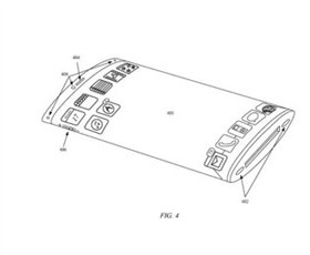 Apple patenta iPhone con pantalla envolvente 11