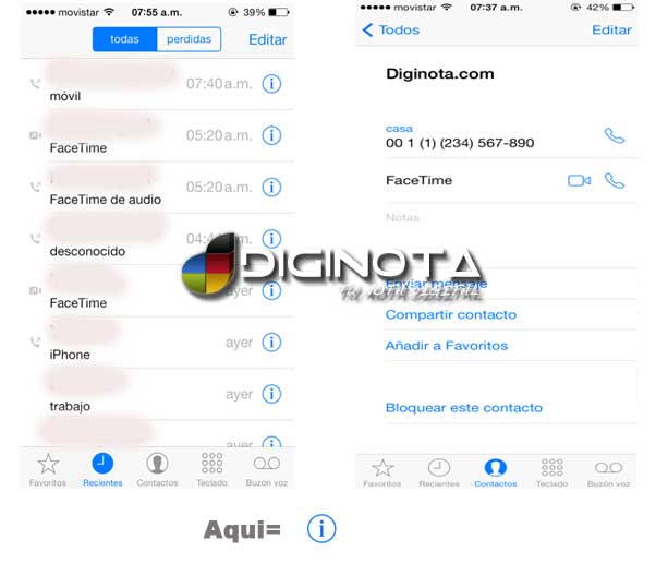 como bloquear numeros con un iphone