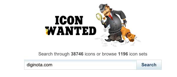 Un buen buscador de iconos gratis: Icon Wanted 34