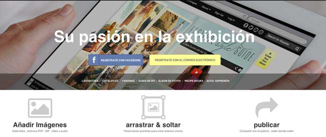 Glossi crea tu revista digital fácilmente