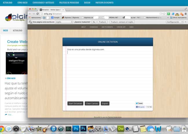 Transcribe gratis de dictado de voz a texto