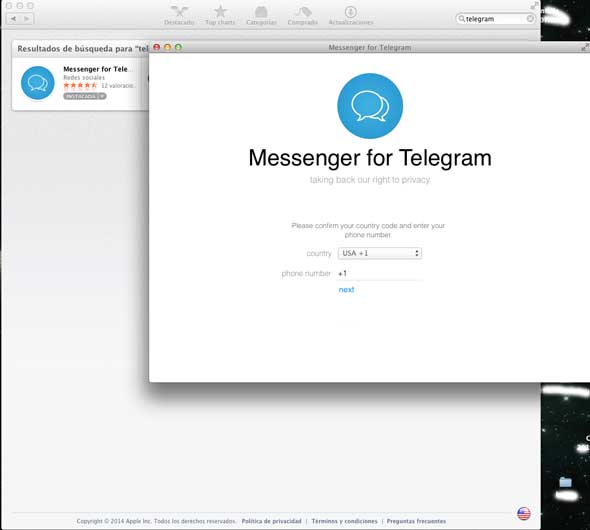 telegram para mac o pc y linux diginota