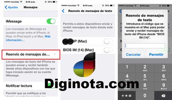 enviar sms con iOS