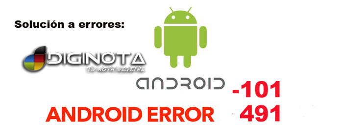 Cómo solucionar el error -101 y el 491 de Google play en Android