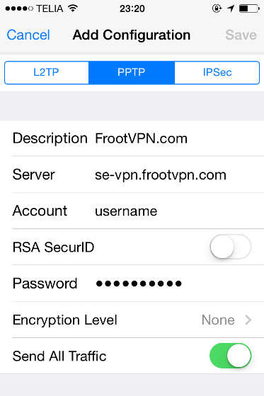 Como configurar un VPN en iPhone / iPad facil y gratis 32