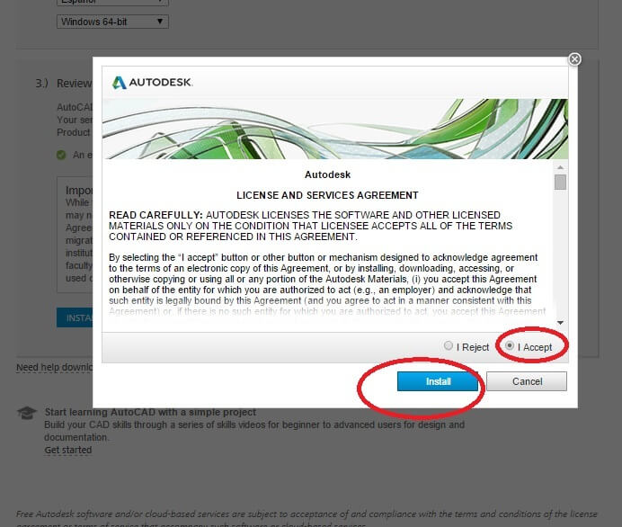 instalar autocad 2016 gratis