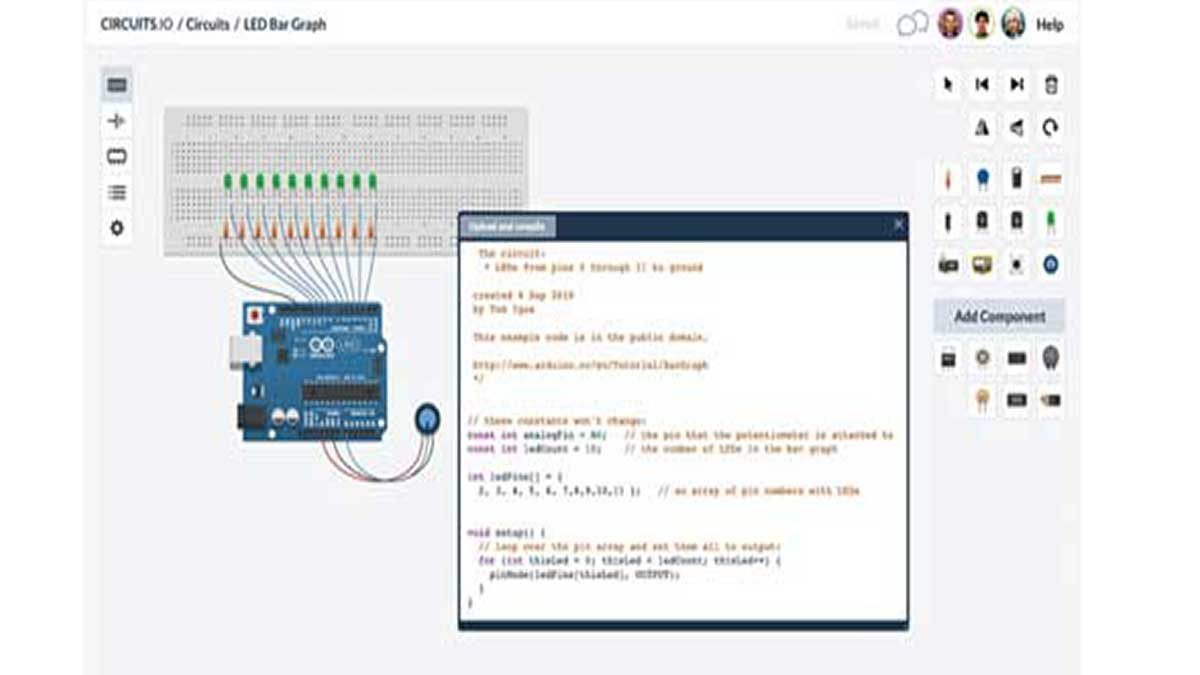 Excelente simulador de circuitos electrónicos gratis y on-line 1