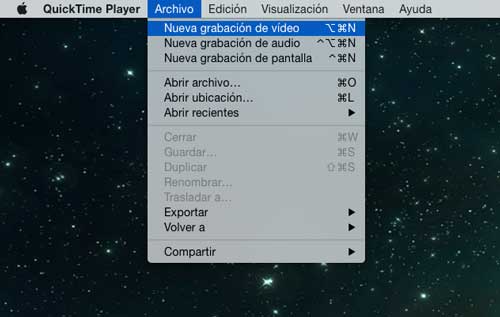 Grabar la pantalla en video de un iPhone o ipad.