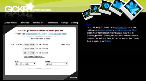 Fabricante de Gickr GIF