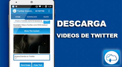 Cómo descargar videos de twitter facilmente desde Android