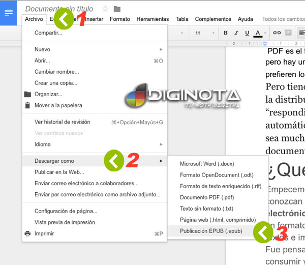 Cómo hacer libros electrónicos ePub con Google gratis y fácil