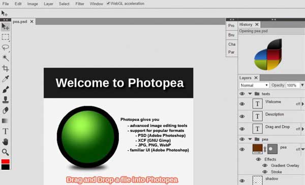 Editar Archivos PSD sin Photoshop on-line