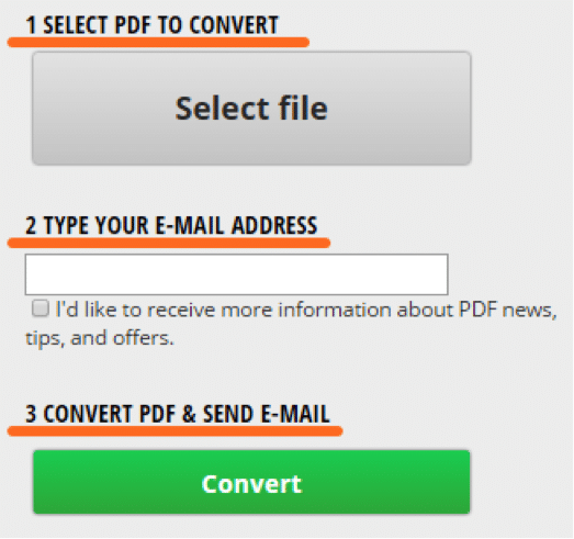 PDF a Excel