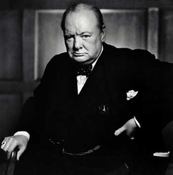 tartamudo famoso Winston Churchill.
