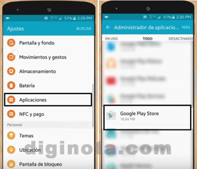 Solución fácil al error RH-01 de Google Play 2