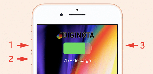 reiniciar iPhone 8