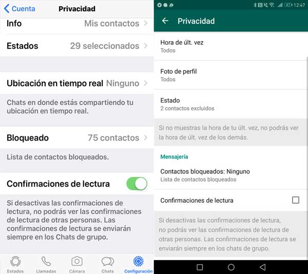 ver los Estados de WhatsApp sin que la otra persona lo sepa