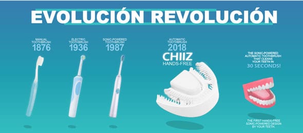 cepillo de dientes manos libres chiiz