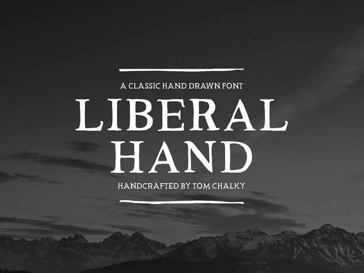 Liberal Hand Serif Free Font