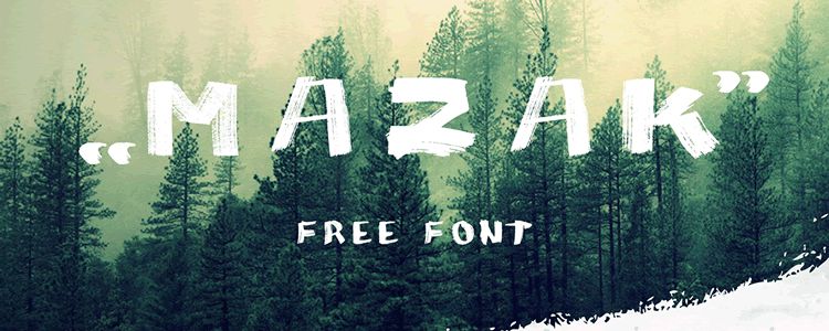 MAZAK Font family handwritten