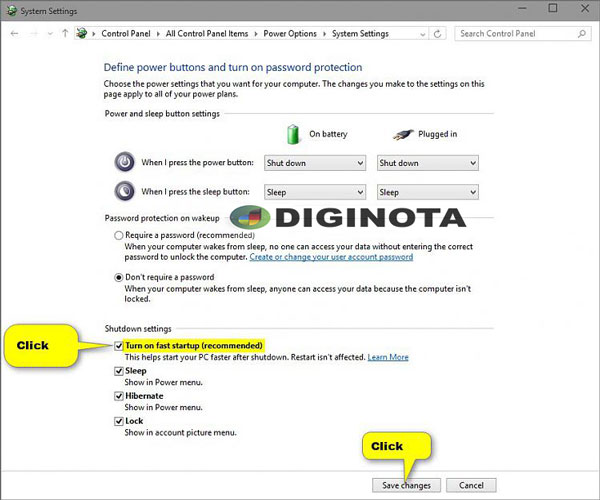 Cómo activar o desactivar el inicio rápido en Windows 10 4 activar o desactivar el inicio rápido en Windows 10 paso 3