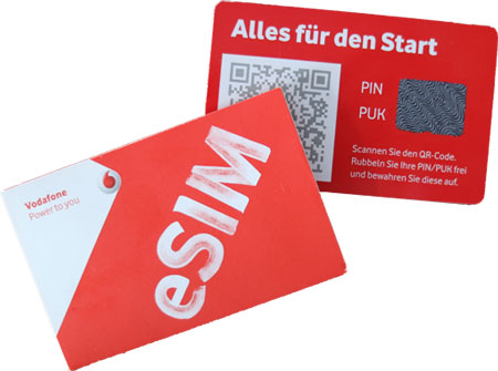 tarjeta esim vodafone
