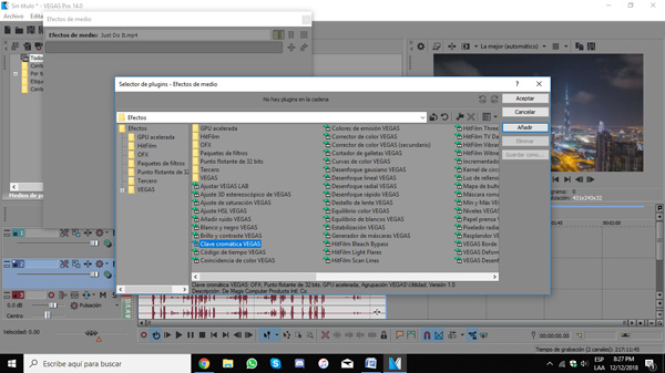 hacer efecto croma con vegas