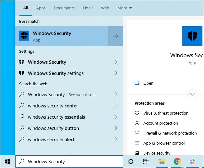 habilitar proteccionismos en windows 10 defender