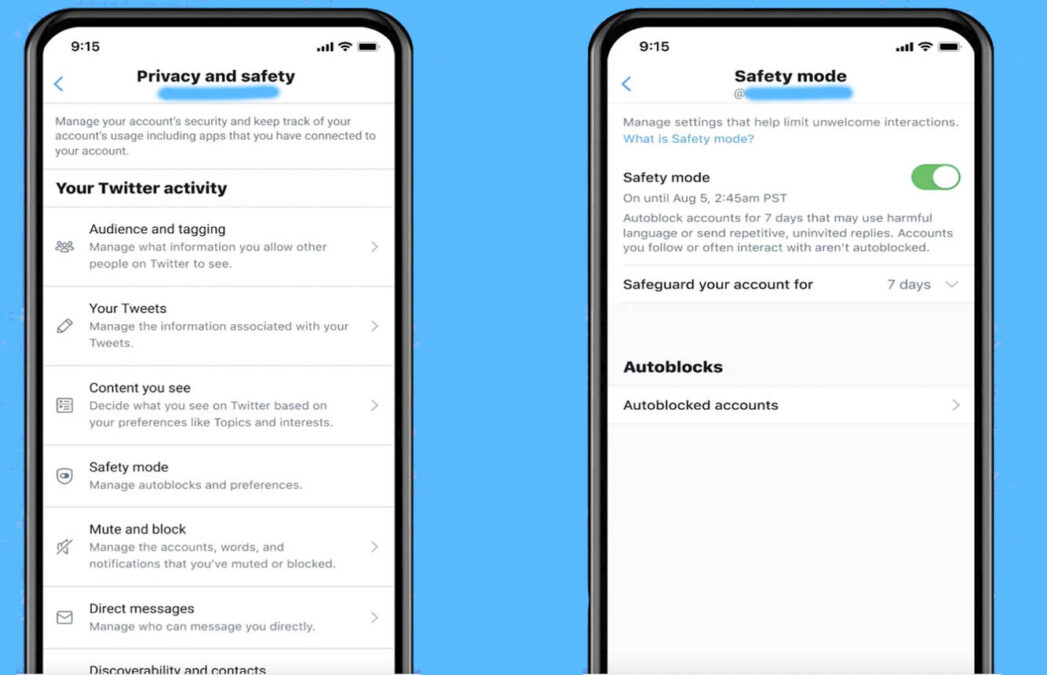 Twitter lanza "modo seguro" para proteger y bloquear a los del hater.