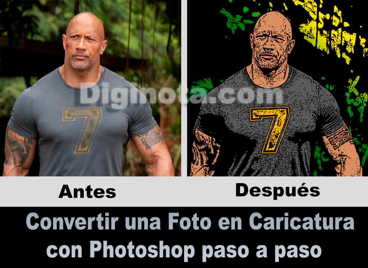 Convertir una Foto en Caricatura con Photoshop paso a paso fácil