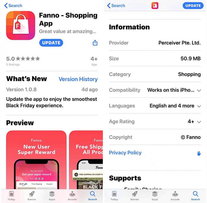 ByteDance, acelera la expansión del comercio electrónico con el lanzamiento de la aplicación de compras Fanno en Europa
