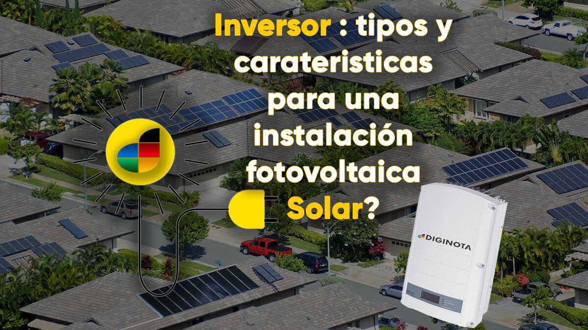 Inversor para placas solares