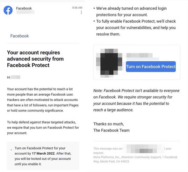 Protect de Facebook