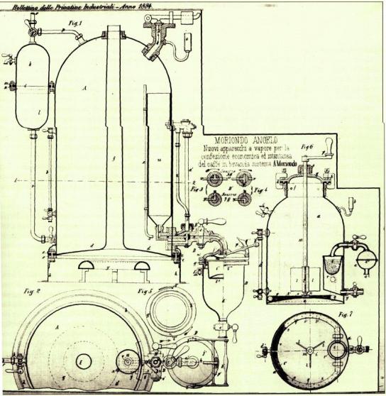 Google dedica hoy un doodle al inventor de la máquina de café espresso Angelo Moriondo 2