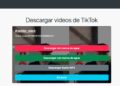 Descarga videos de TikTok sin marcas de agua y sonido Mp3