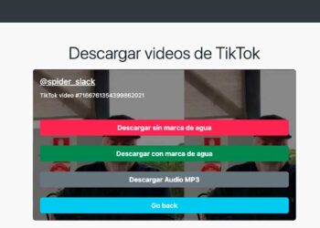 Descarga videos de TikTok sin marcas de agua y sonido Mp3
