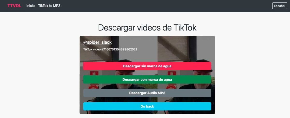 Descarga videos de TikTok sin marcas de agua y sonido Mp3 de TikTok usando TTVDL: Una guía paso a paso 3